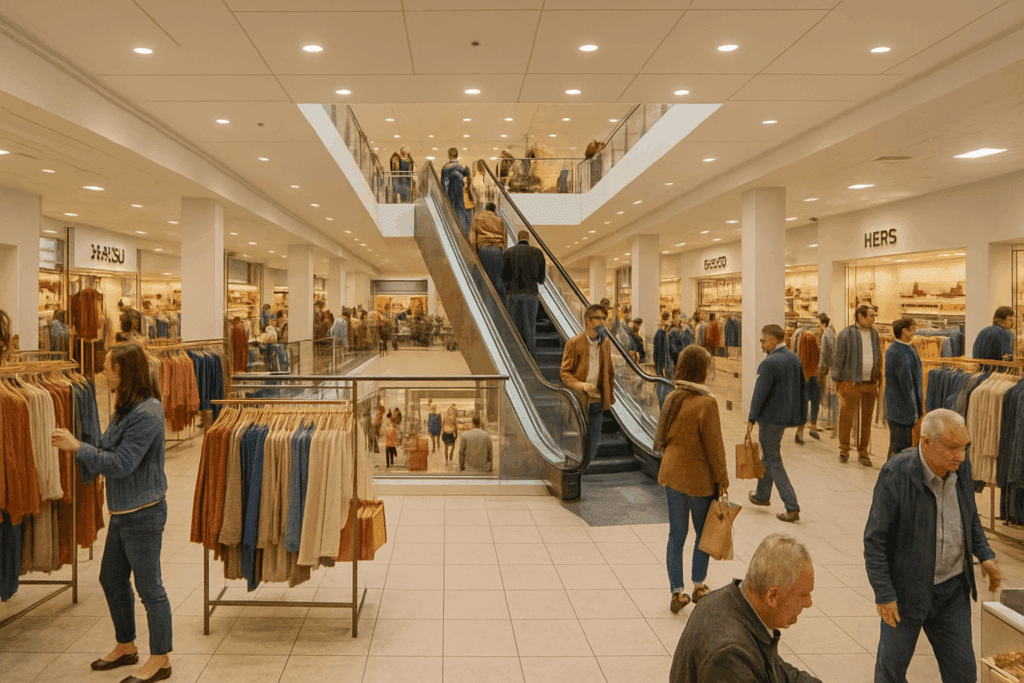 Busy Department Store, Shopping Centre