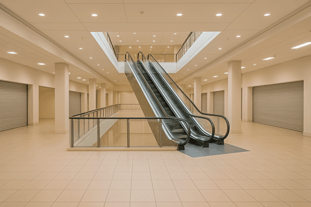 Empty Department Store, Shopping Centre
